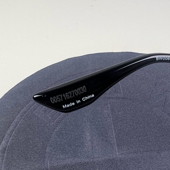 BMW 53N Blonde Havana / Shiny Gunmetal / green Lens Brown and Black Sunglasses - Picture 5 of 9